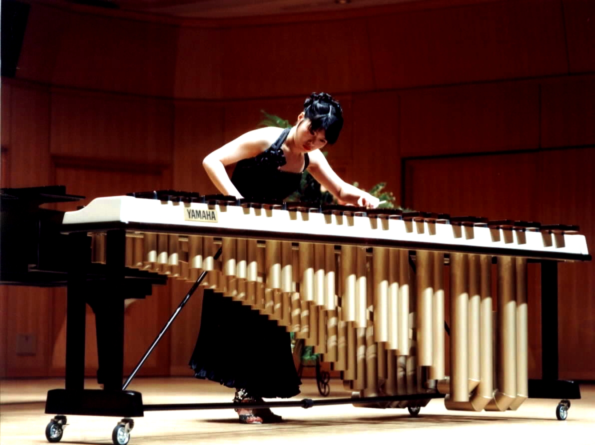 Yuko Inoue playing the Marimba in Nagoya